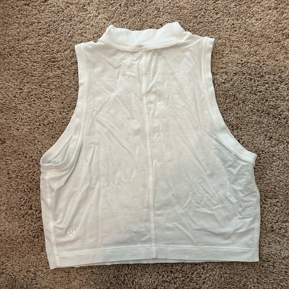 Lululemon Cropped White Top